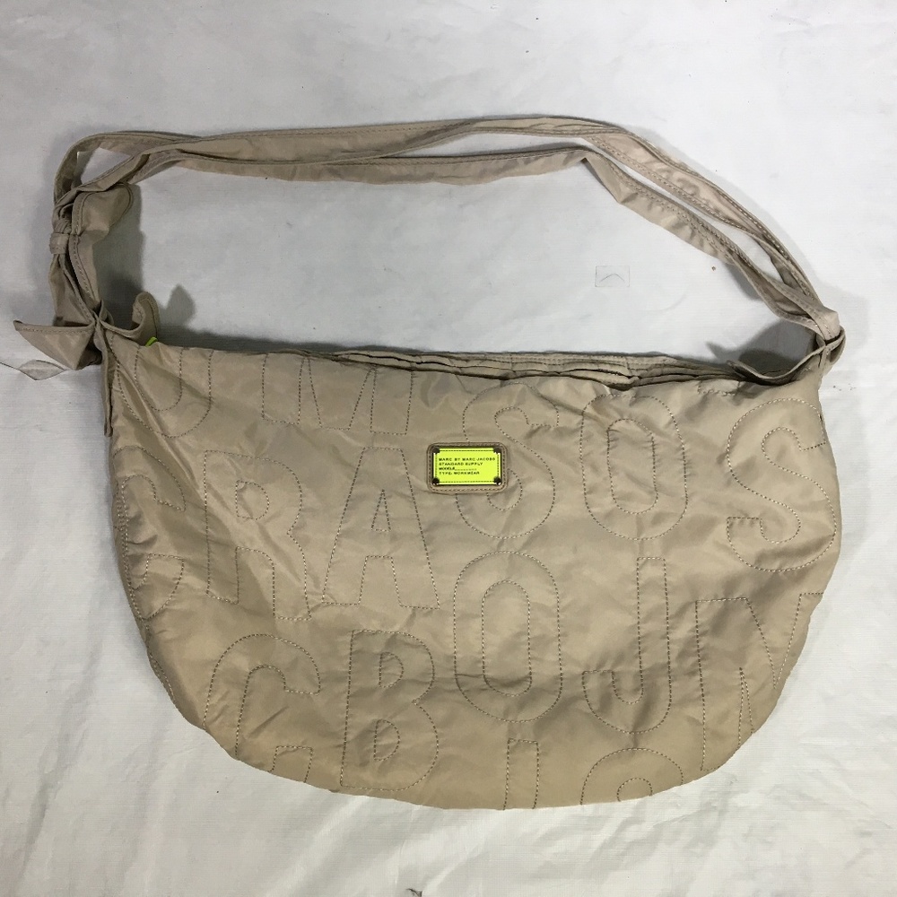 Marc Jacobs Embroidered Nylon Hobo Bag 17 X 24